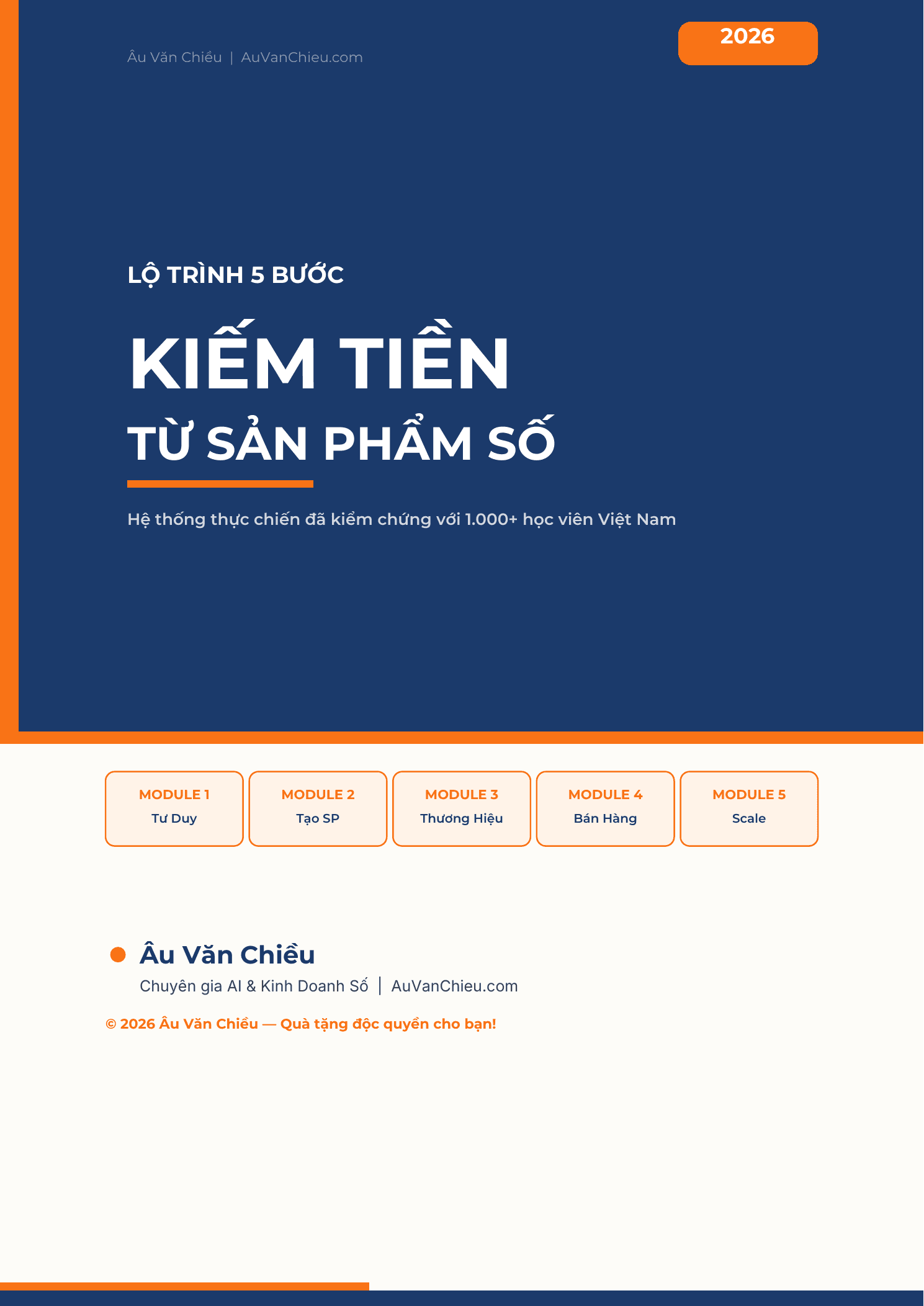 Bìa ebook Lộ Trình 5 Bước